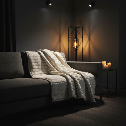 Manta / Cobre Pés 100% Algodão 140x200 Coyuchi