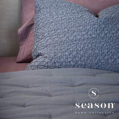 Edredão Quilt Dupla Face 100% Algodão Canoas Cinza Fumado