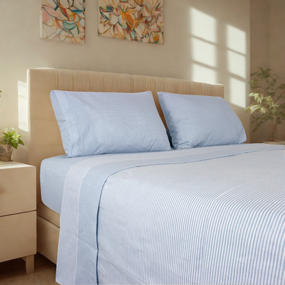Jogo Lençóis Cama Flanela 100% Algodão Londres