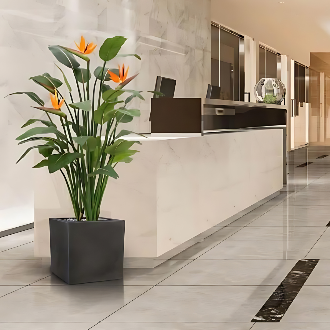 Planta Artificial Strelitzia Luxo 140 Cm