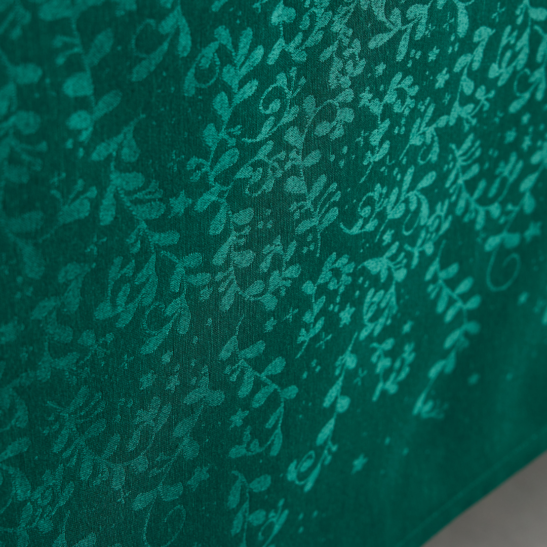 Toalha de Mesa Jacquard ANTI-NÓDOAS Amor Verde