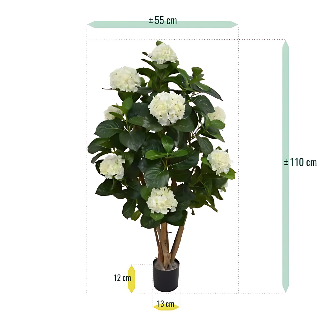 Hortênsia Artificial em Tronco 110 Cm