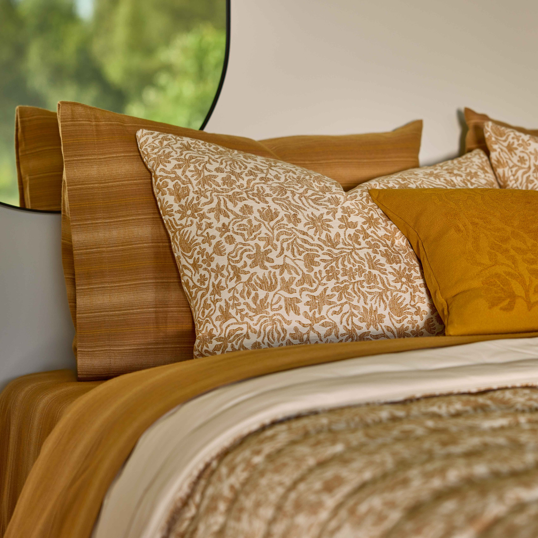 Edredão Quilt Dupla Face Linho / Algodão Inspira