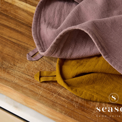 Pack 4 Panos Cozinha 100% Algodão 50x70 Mythos