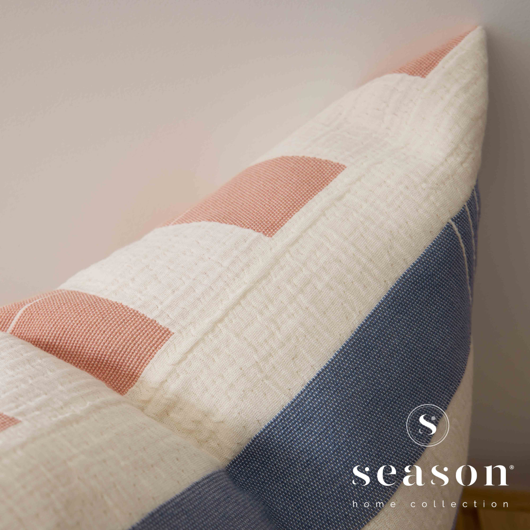 Almofada Dupla Face Cheia C/ Fecho 40x60 Coastal Tide