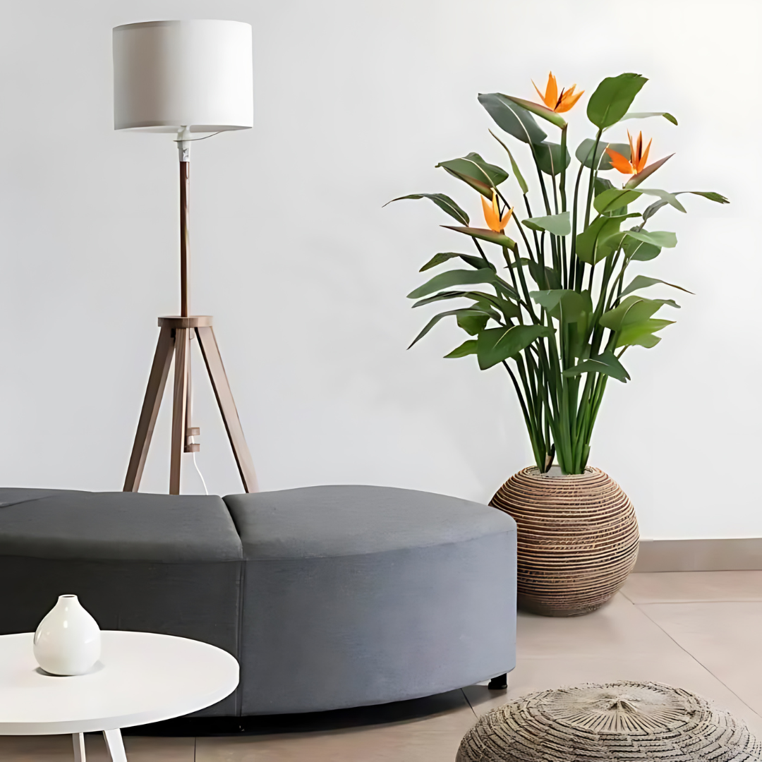 Planta Artificial Strelitzia Luxo 140 Cm