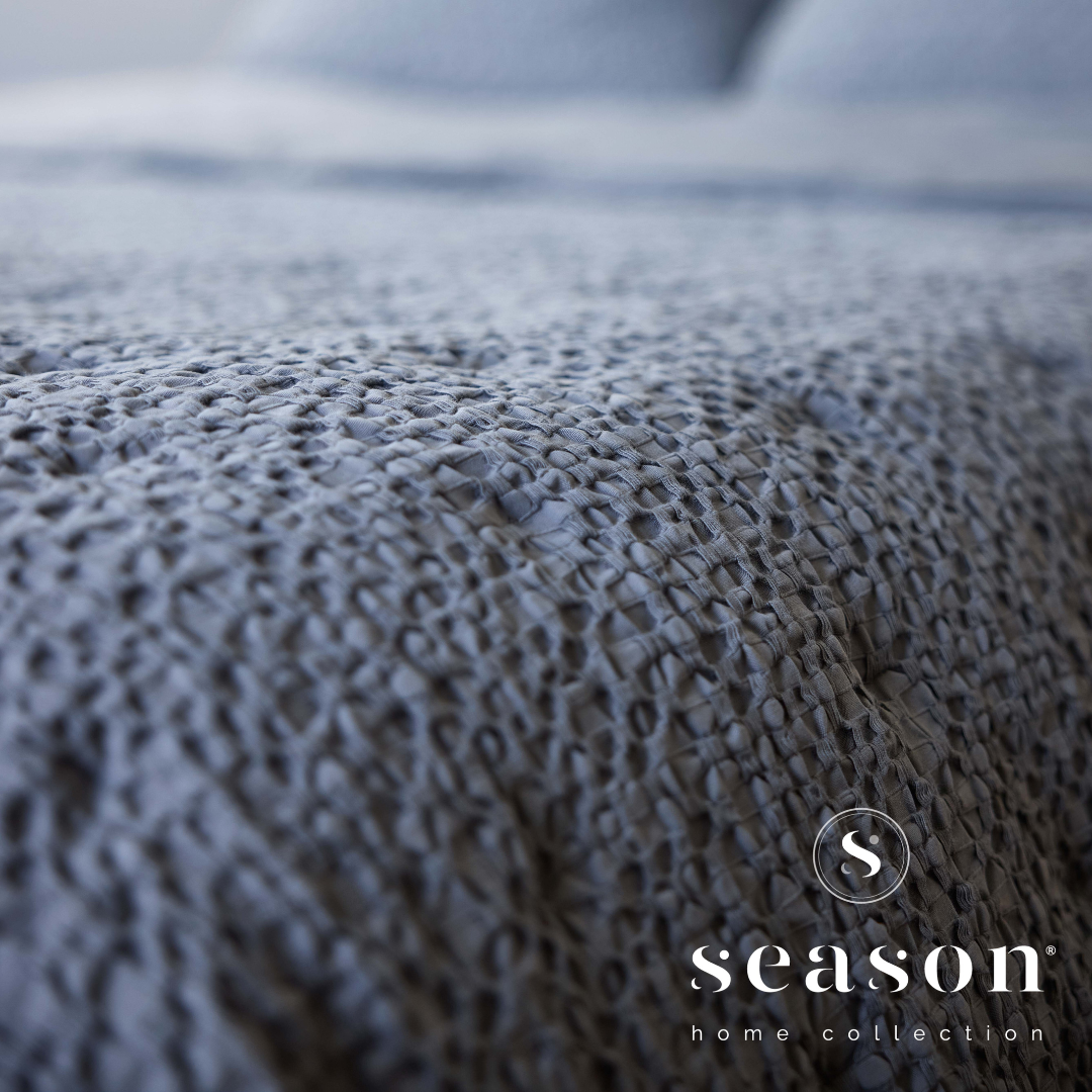 Edredão Quilt Dupla Face 100% Algodão Canoas Cinza Fumado