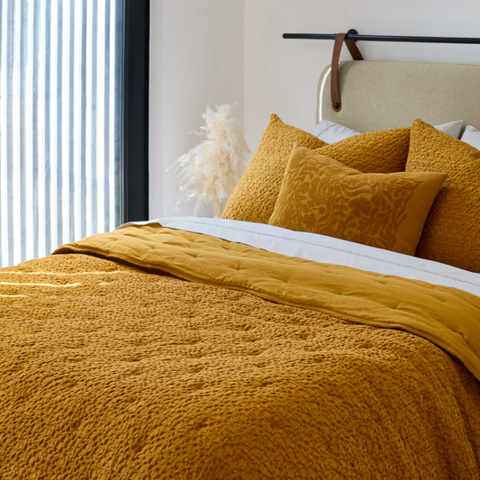 Edredão Quilt Dupla Face 100% Algodão Canoas Âmbar