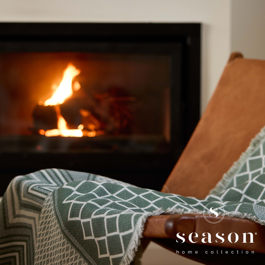 Manta 100% Algodão Bci 130 x 170 Winter Spirit Verde