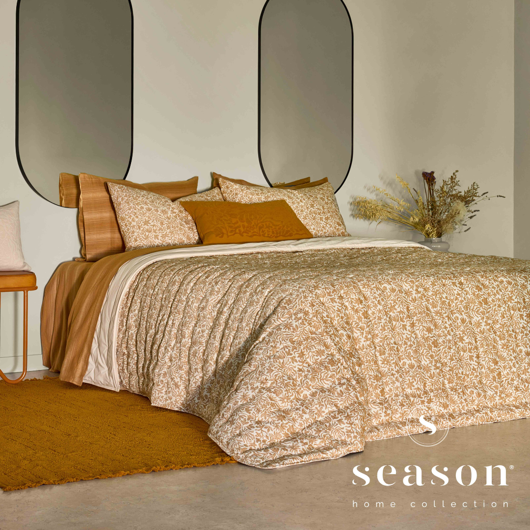 Edredão Quilt Dupla Face Linho / Algodão Inspira