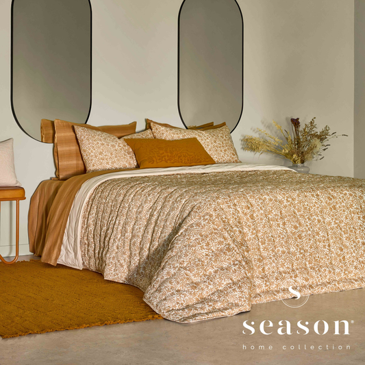 Edredão Quilt Dupla Face Linho / Algodão Inspira