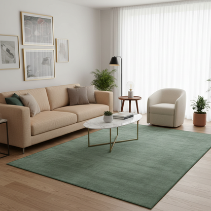 Tapete Liso Super Suave Apollo Verde