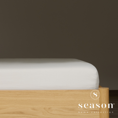 Jogo Lençóis Cama 100% Algodão Percal 200 Fios Hush Pérola