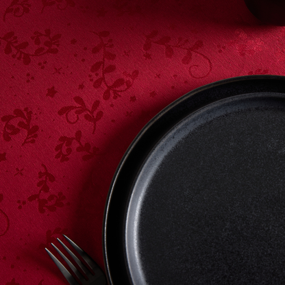 Toalha de Mesa Jacquard ANTI-NÓDOAS Amor Vermelho