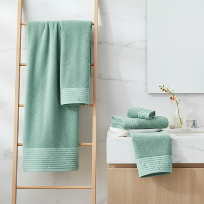 Conjunto Banho 3 Pçs 420 Grs Lyra Verde