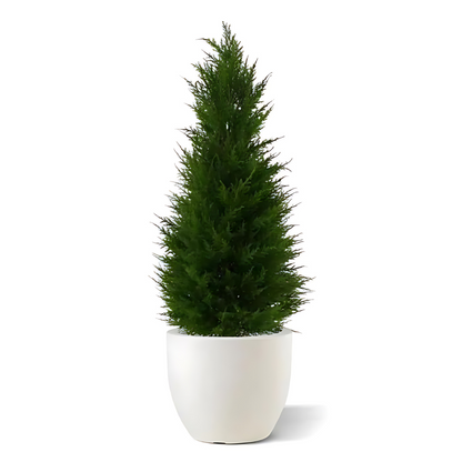 Árbol artificial ciprés de lujo de 100 cm