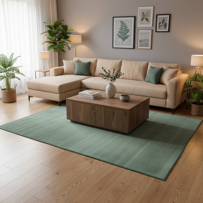 Tapete Liso Super Suave Apollo Verde