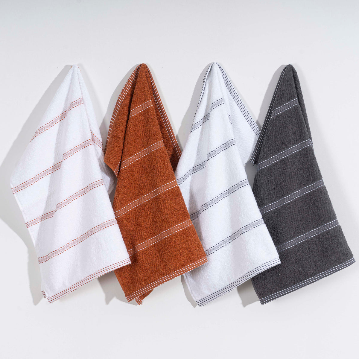 Pack Panos de Cozinha em Felpo Jacquard Açafrão