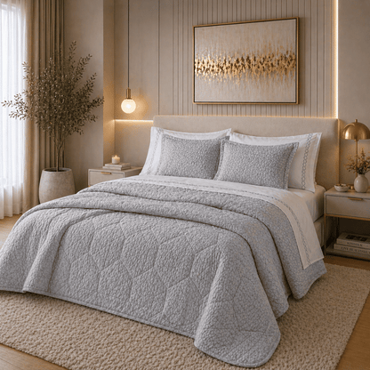 Edredão Quilt Jacquard Alfa