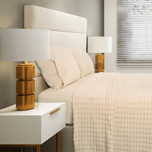 Jogo Lençóis Cama CORALINA Jacquard Bambu