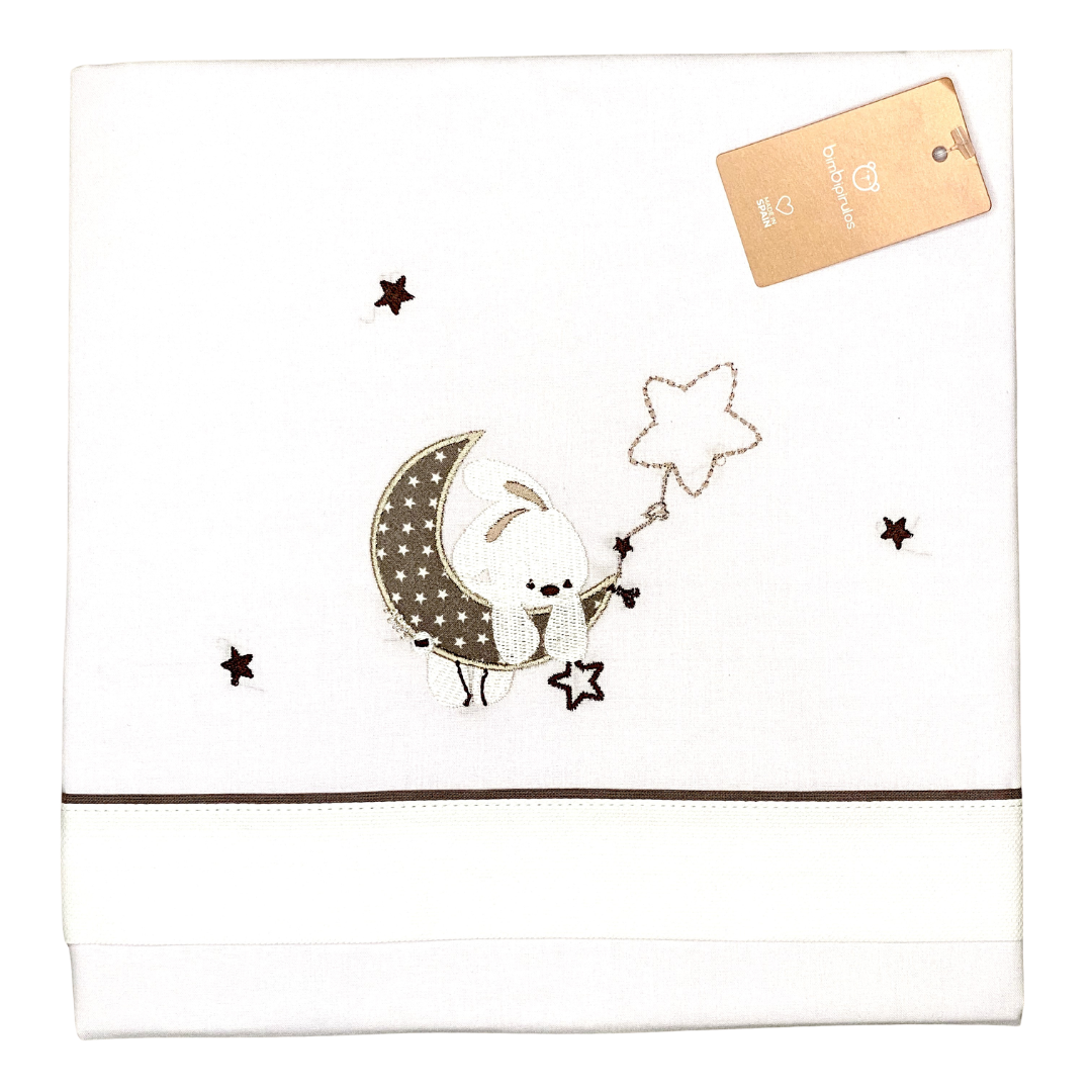 Sábanas + Funda de Almohada Luna Taupe - BimbiPirulos