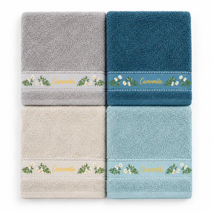 Pack Panos de Cozinha em Felpo Jacquard Camomila