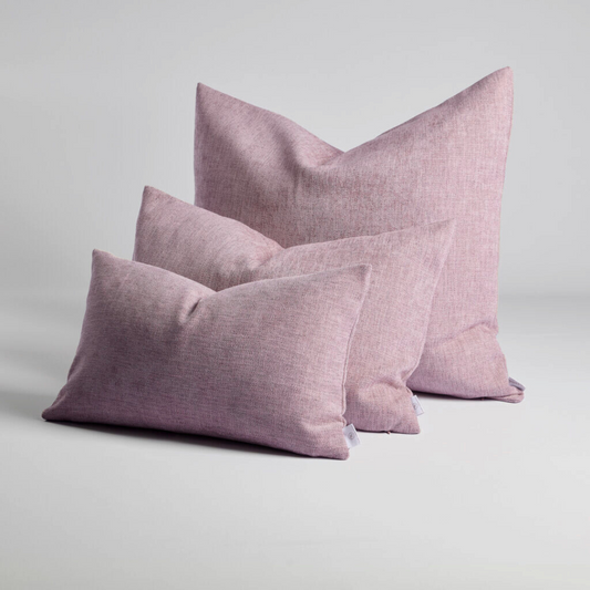 Pack 2 Almofadas Cheias Canvas Rosa 30x50