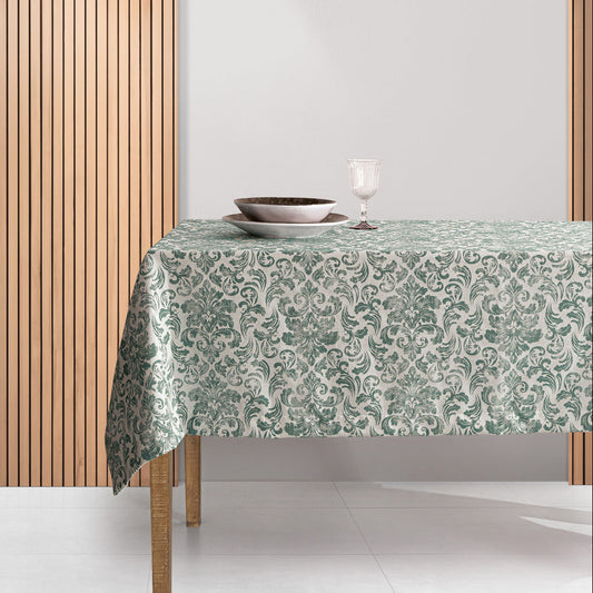 Toalha de Mesa Algodão e Poliéster Charlote Verde