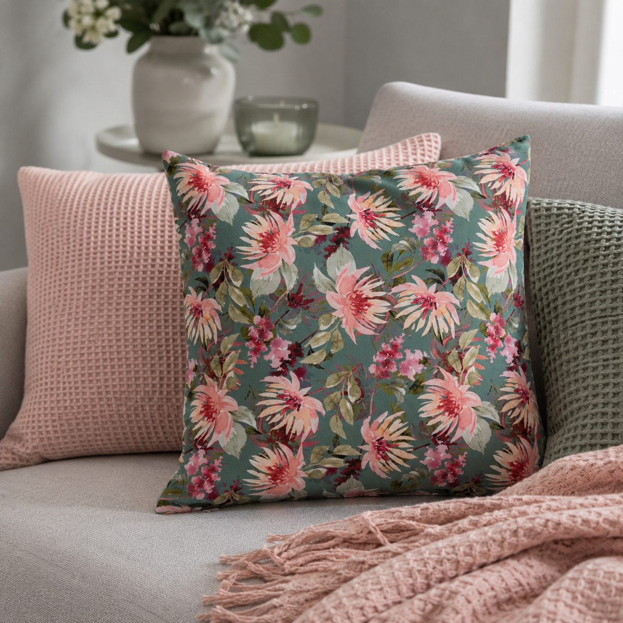 Almohada completa Malthe II con cremallera 50 x 50