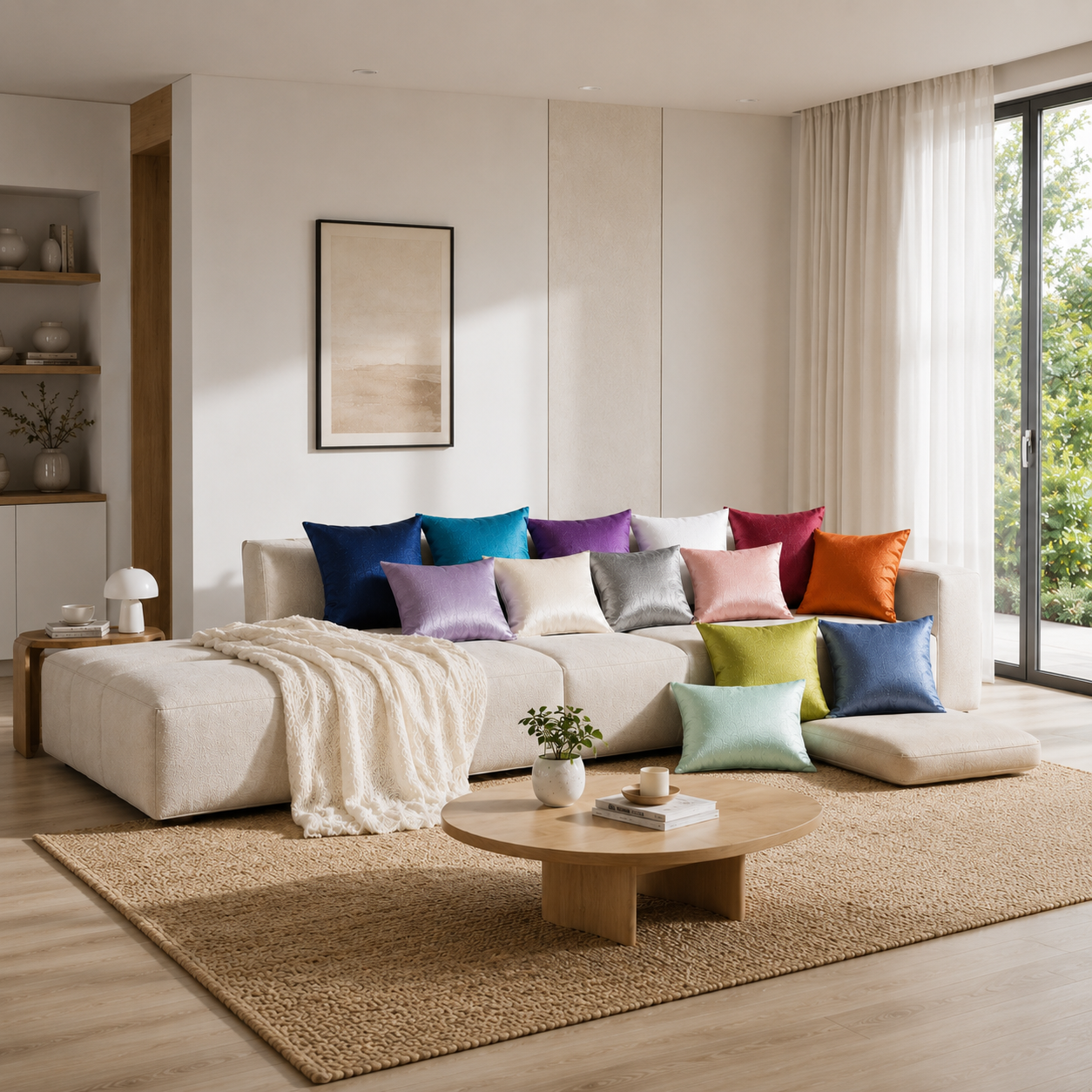 Almohada completa Malthe II con cremallera 50 x 50