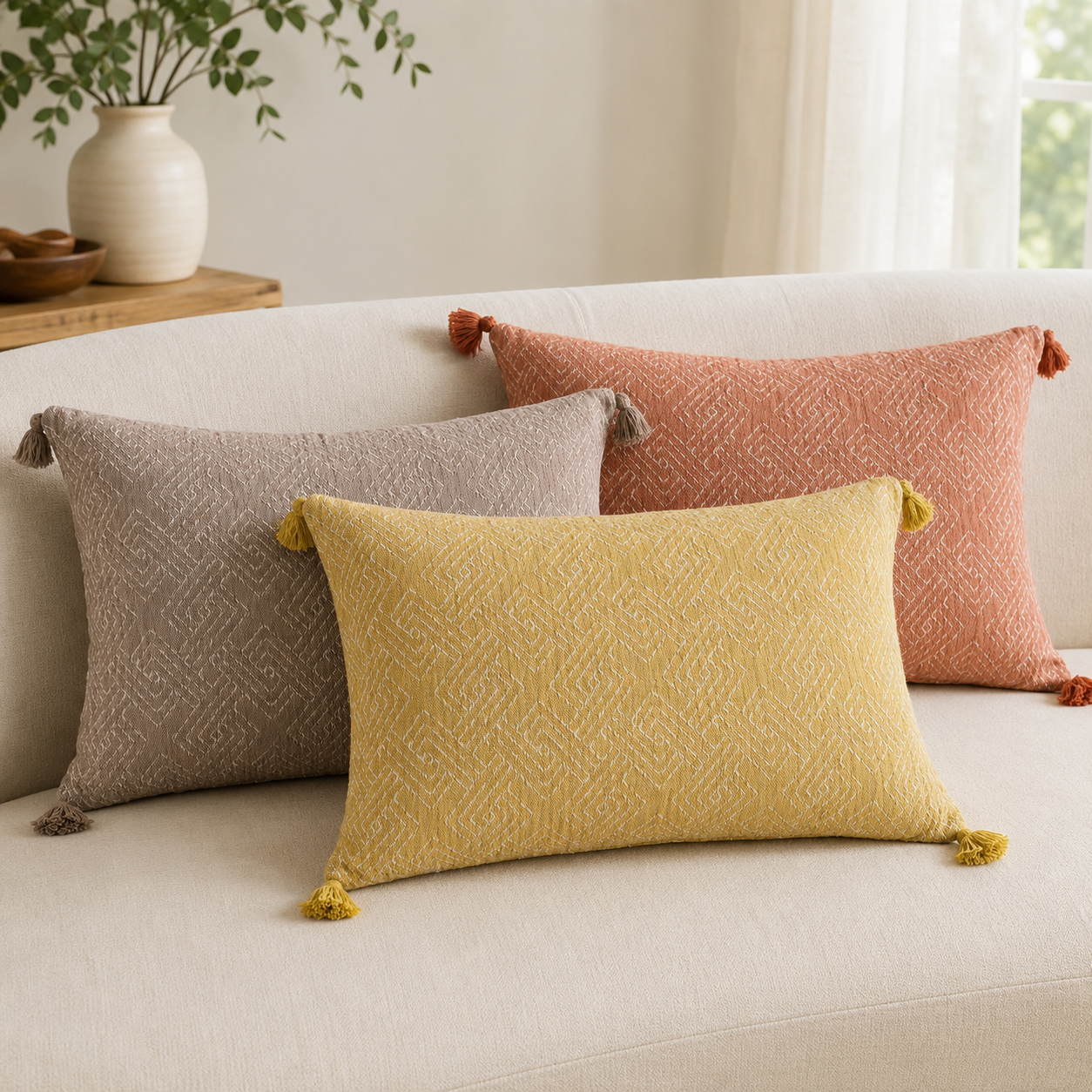 Almofada Jacquard 100% Algodão Gili