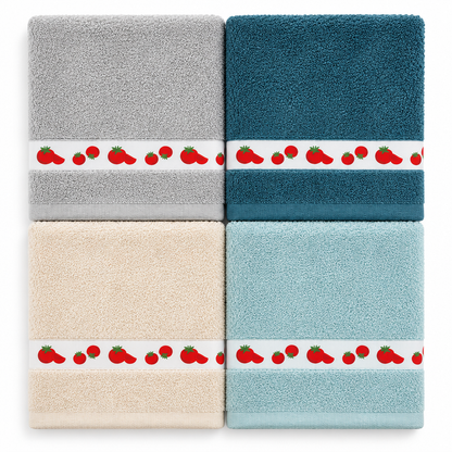 Pack de 2 Paños de Cocina 100% Algodón 50x70 Verde Mito