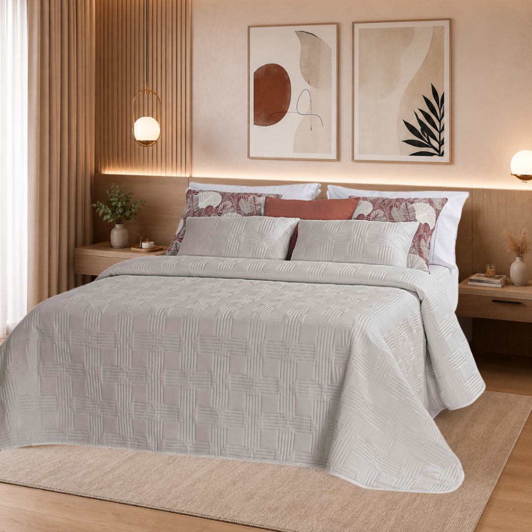 Edredão Bouty Microfibra Lavada Laze
