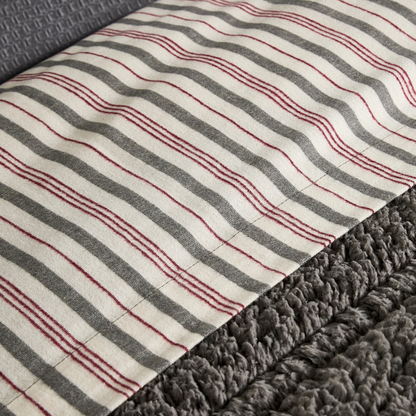 Jogo Lençóis Cama Jacquard Flanela Dupla