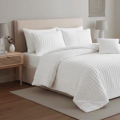 Edredão Coralina Dupla Jacquard Encanto Branco