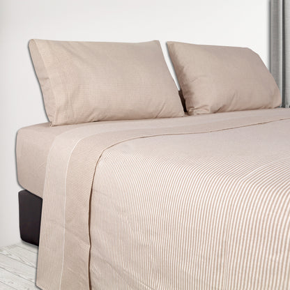 Jogo Lençóis Cama Flanela Londres