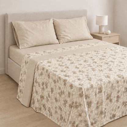 Jogo Lençóis Cama Flanela 100% Algodão Kenzo