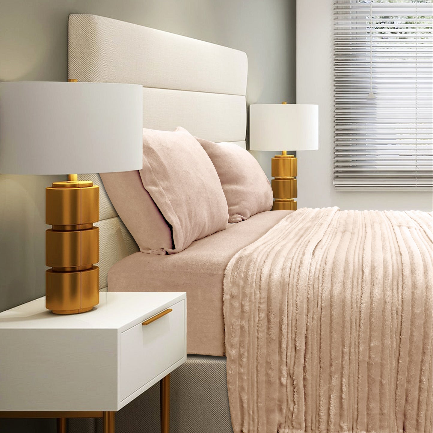 Jogo Lençóis Cama CORALINA Jacquard Islândia