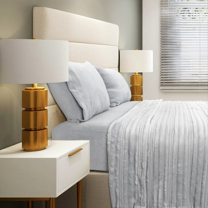 Jogo Lençóis Cama CORALINA Jacquard Islândia