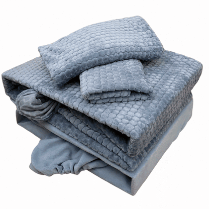 Jogo Lençóis Cama CORALINA Jacquard Jade