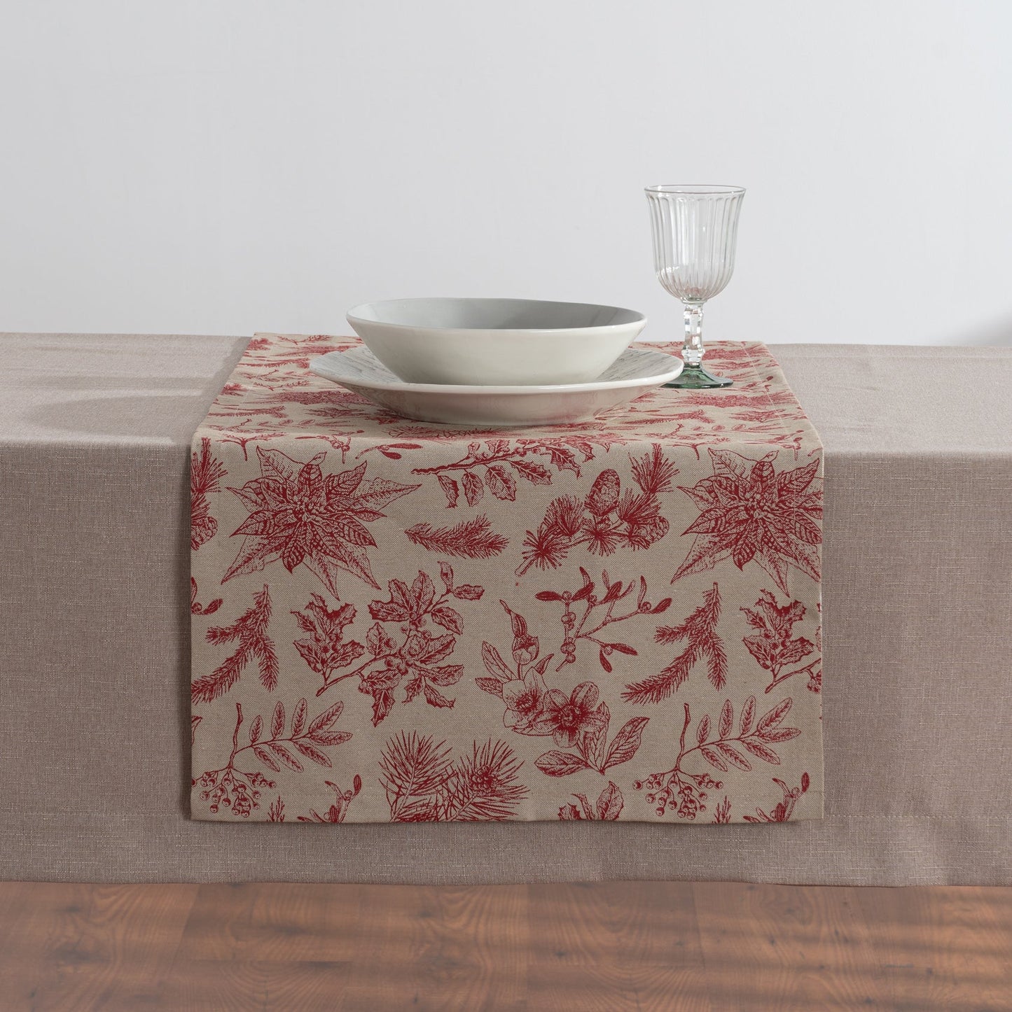 Runner de Mesa 45 x 150 Klaus Vermelho