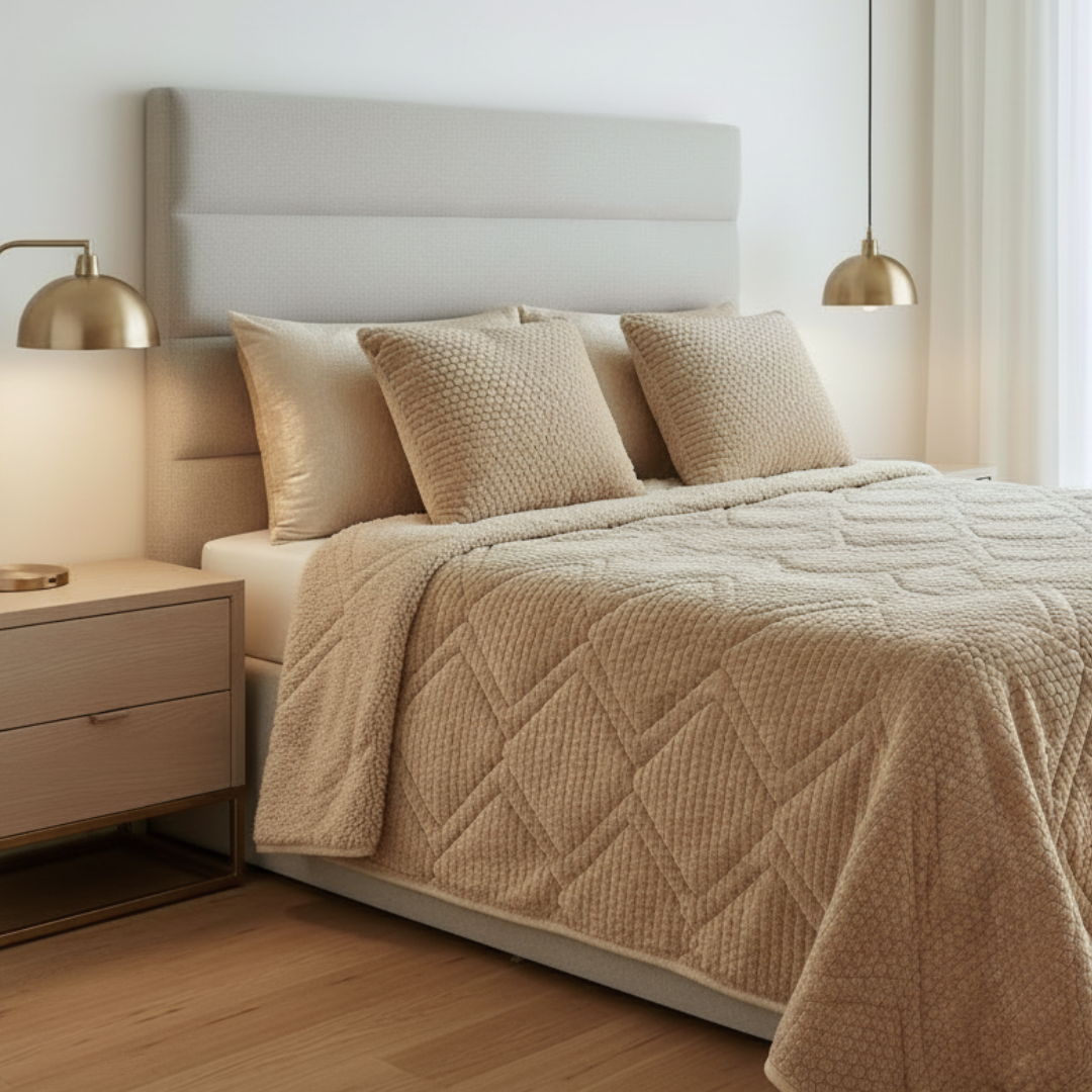 Edredão Sedalina Forro Sherpa Alba Beje