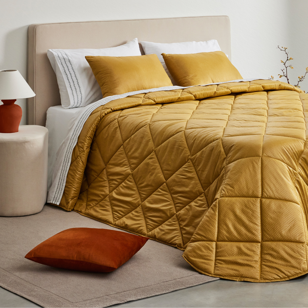 Edredão Microfibra Live Âmbar
