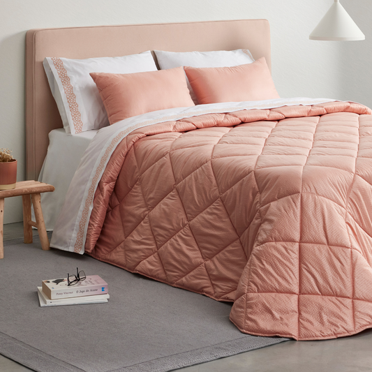 Edredão Microfibra Live Rosa