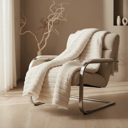 Manta / Cobre Pés 100% Algodão 140x200 Coyuchi