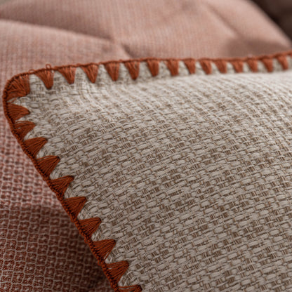 Almohada Jacquard 100% Algodón Percal 50x50 Serenity
