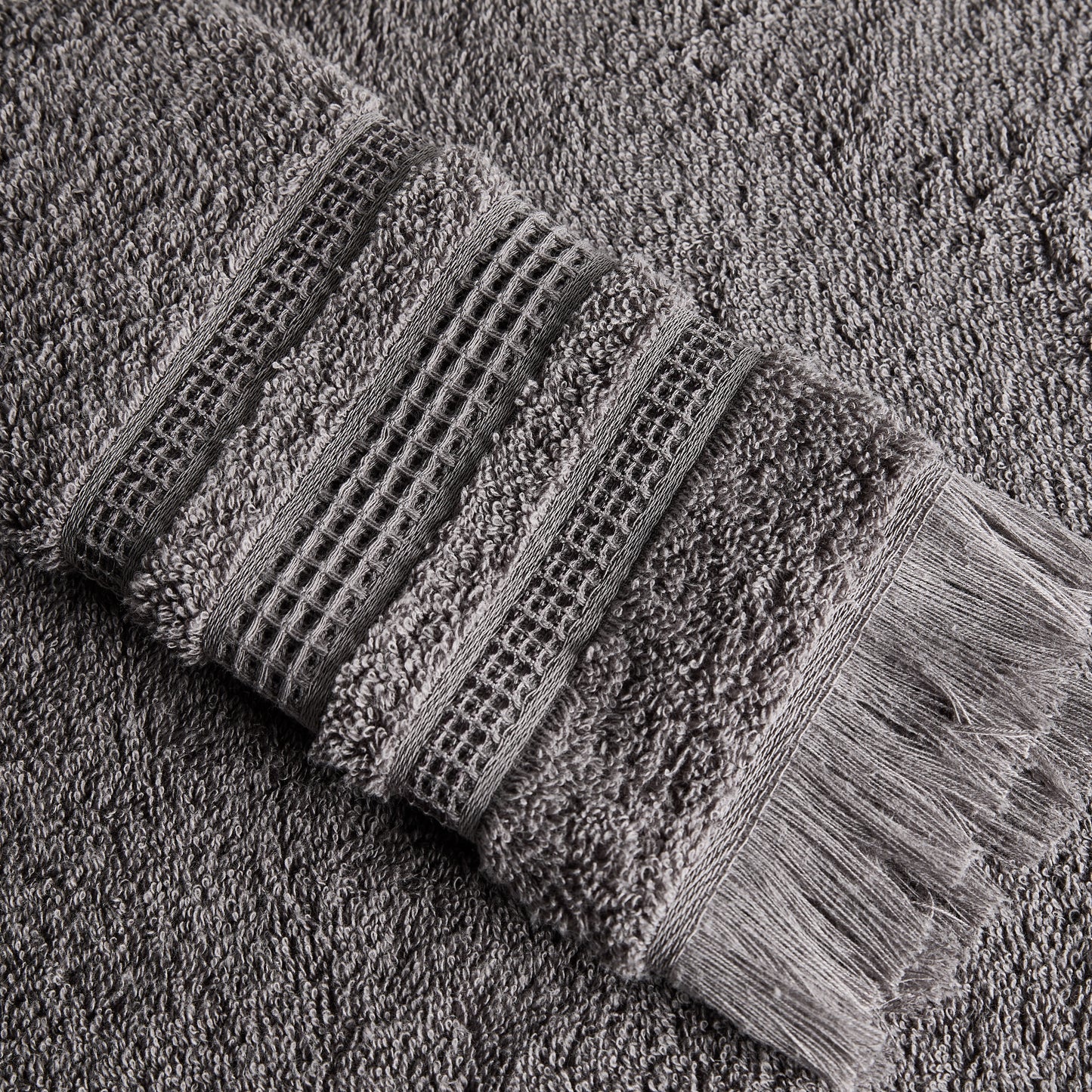 Conjunto Banho 3 Pçs 420 Grs Oryon Cinza