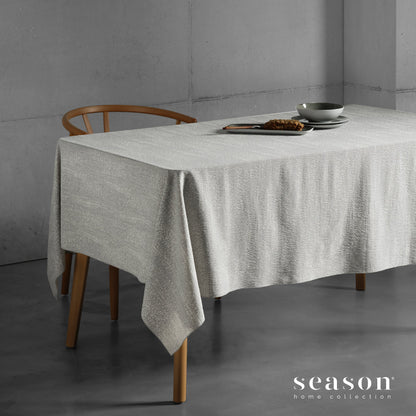 Mantel de jacquard con alfileres en color gris