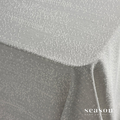 Mantel de jacquard con alfileres en color gris
