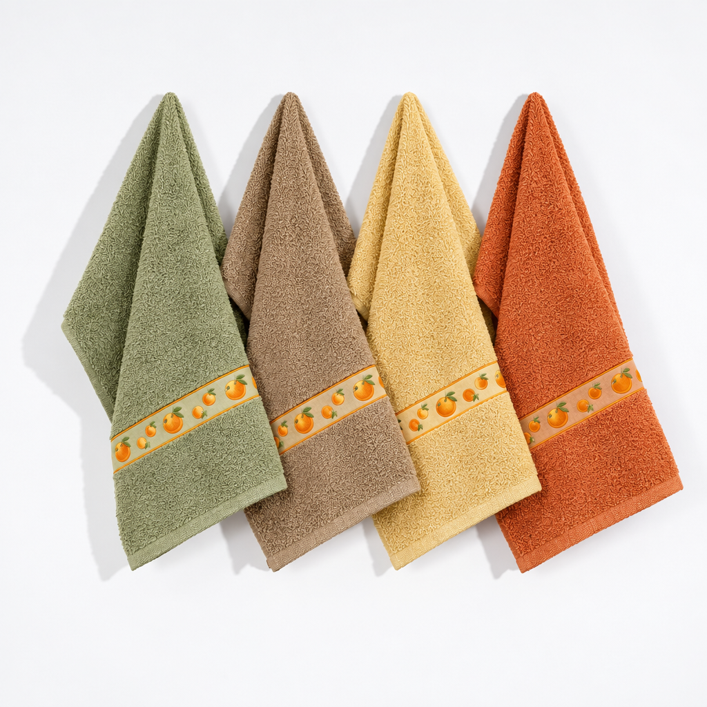 Pack de 2 Paños de Cocina 100% Algodón 50x70 Verde Mito